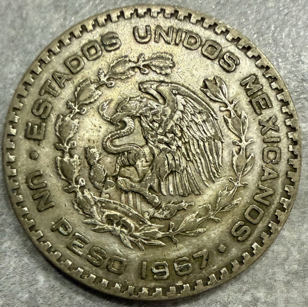 Inicio TodoPrecio.com 31 Peso Morelos Tepalcate 1967 Plata 0.100 | Fecha Clave