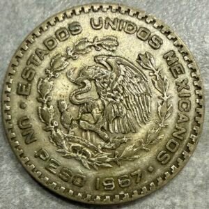 Peso Morelos Tepalcate 1967 Plata 0.100 | Fecha Clave