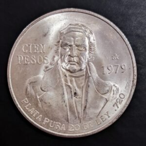 100 Pesos Morelos 1979 Plata 0.720 | Fecha Clave