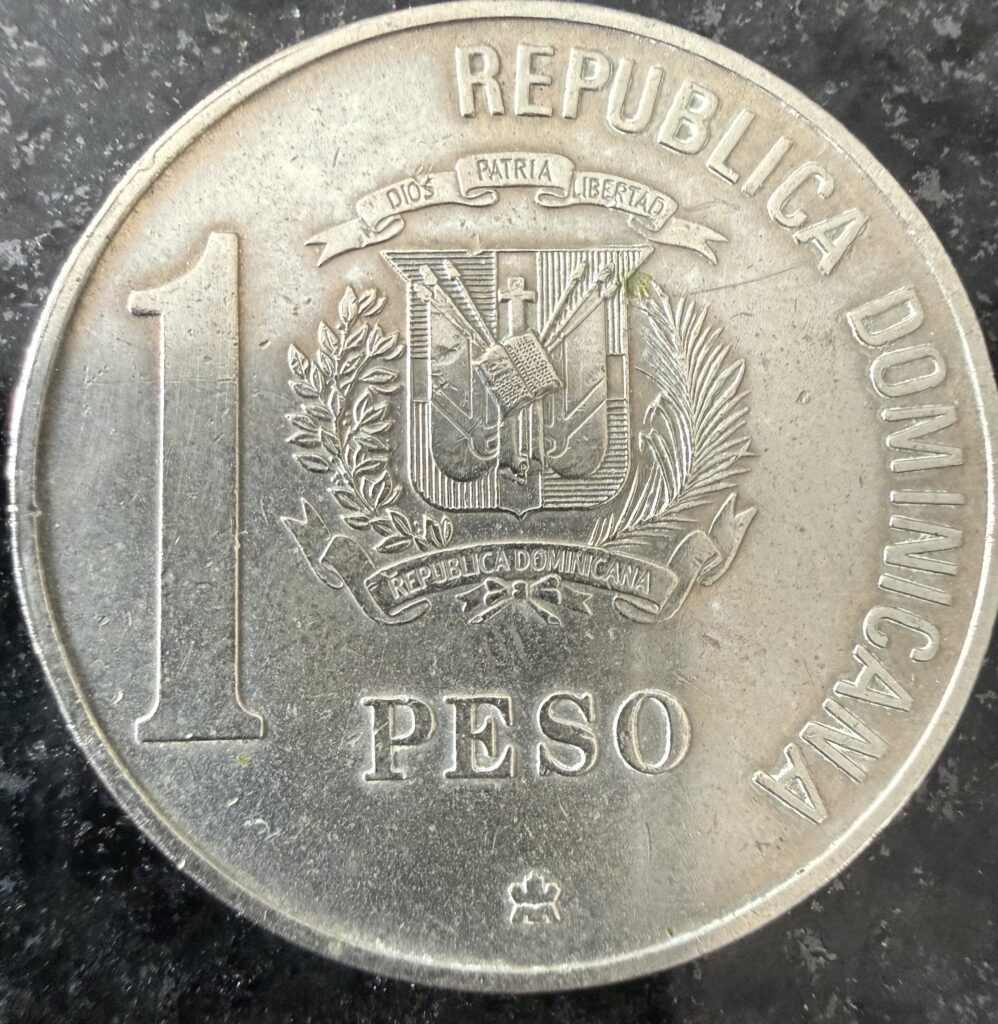 Inicio TodoPrecio.com 22 1 Peso Dominicano 1988 | 5to. Centenario del Descubrimiento y Evangelización de América