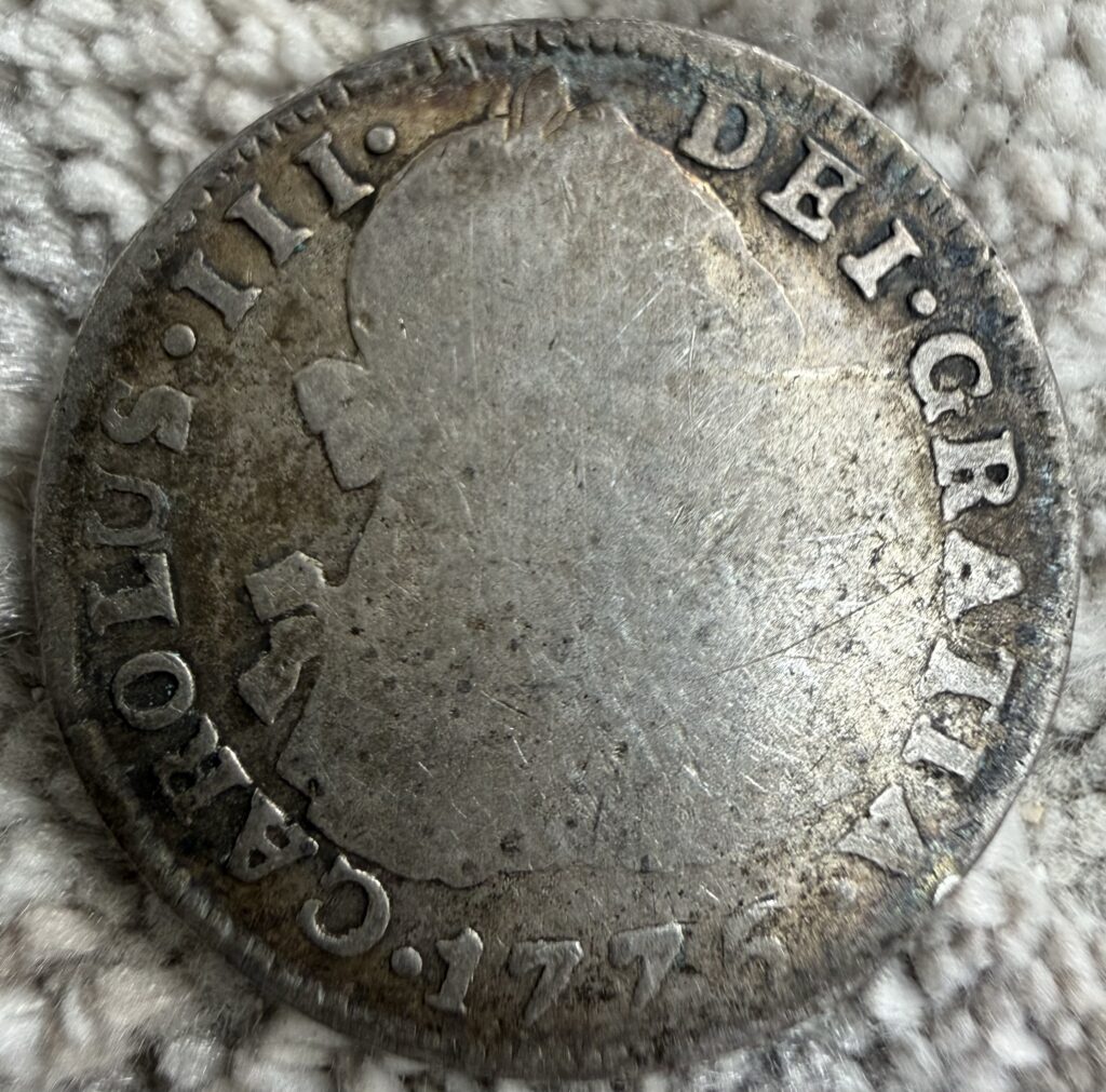 Inicio TodoPrecio.com 8 2 Reales Carolus III 1776 Potosí Plata Colonial Española | Bolivia