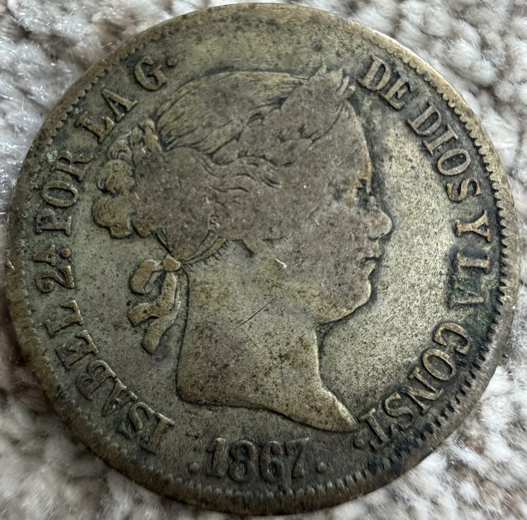 Inicio TodoPrecio.com 6 40 Céntimos Isabel ll 1867 Plata 0.810 | España