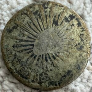 1 Real 1862 Go. YE Plata 0.900 República Mexicana