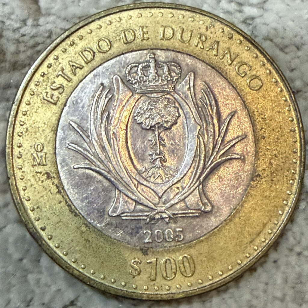 Inicio TodoPrecio.com 55 100 Pesos Durango 2005 Plata .925 Primera Fase