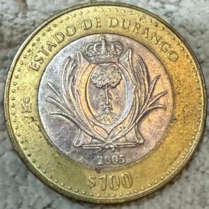 100 Pesos Durango 2005 Plata .925 Primera Fase