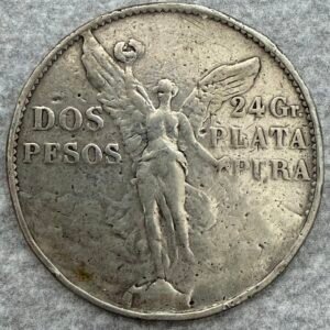 2 Pesos Ángel Centenario Plata 1921 | Moneda Conmemorativa México