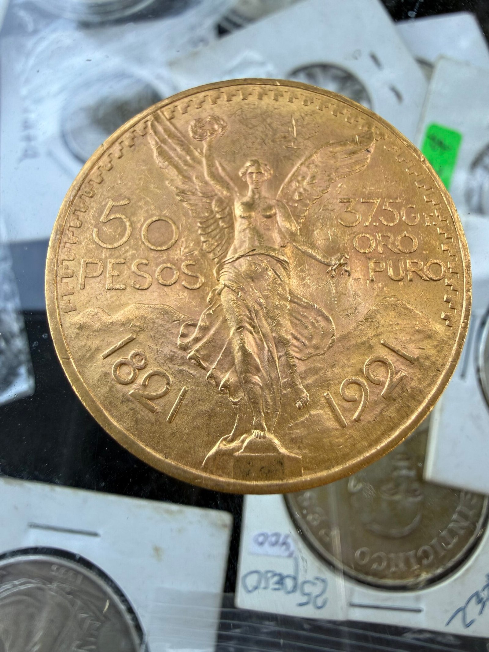 50 Pesos Centenario 1921 Oro Puro Ley 0.900 | Primera Fecha 4 50 Pesos Centenario 1921 Oro Puro Ley 0.900 | Primera Fecha - Image 4