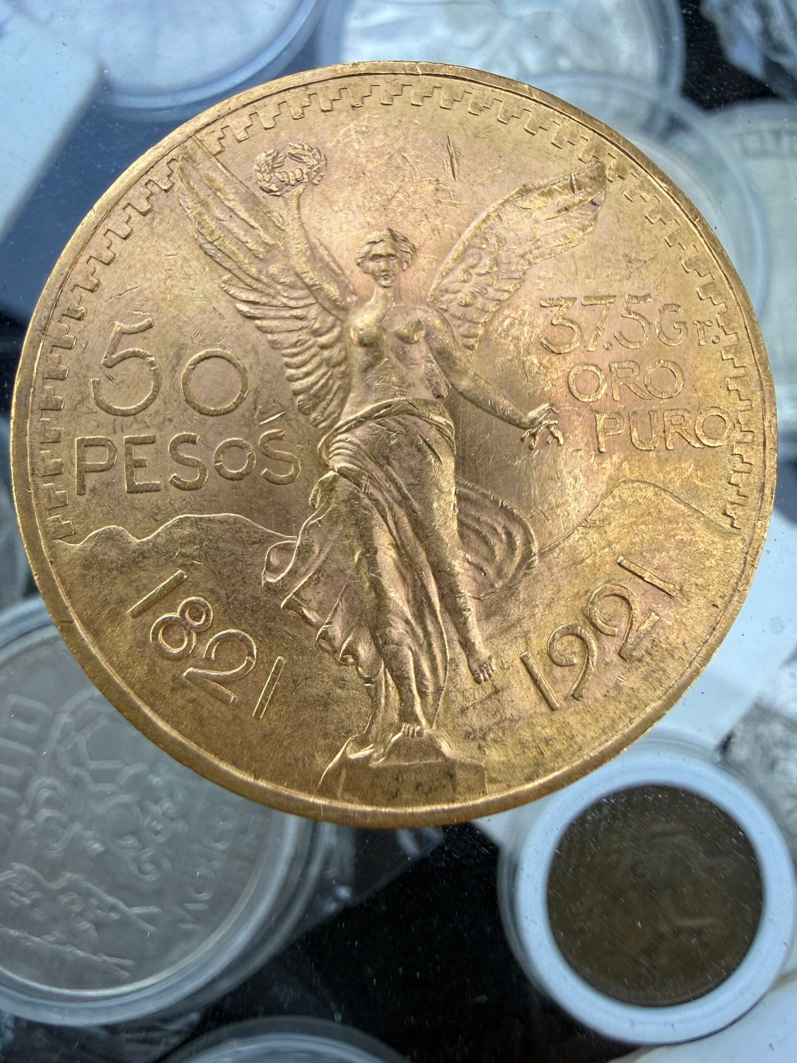 50 Pesos Centenario 1921 Oro Puro Ley 0.900 | Primera Fecha 8 50 Pesos Centenario 1921 Oro Puro Ley 0.900 | Primera Fecha - Image 8