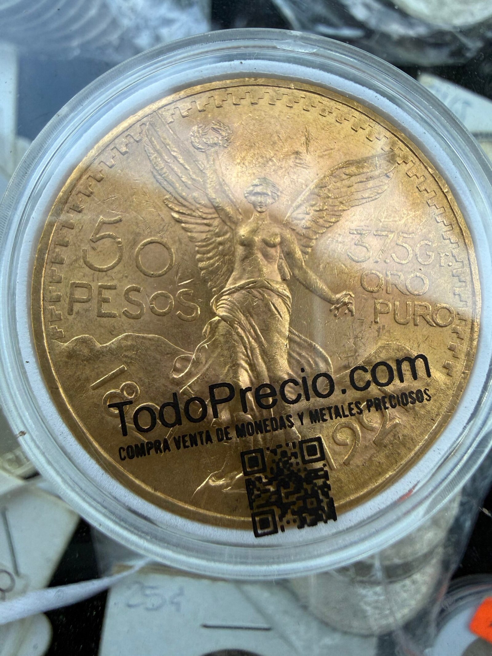 50 Pesos Centenario 1921 Oro Puro Ley 0.900 | Primera Fecha 10 50 Pesos Centenario 1921 Oro Puro Ley 0.900 | Primera Fecha - Image 10