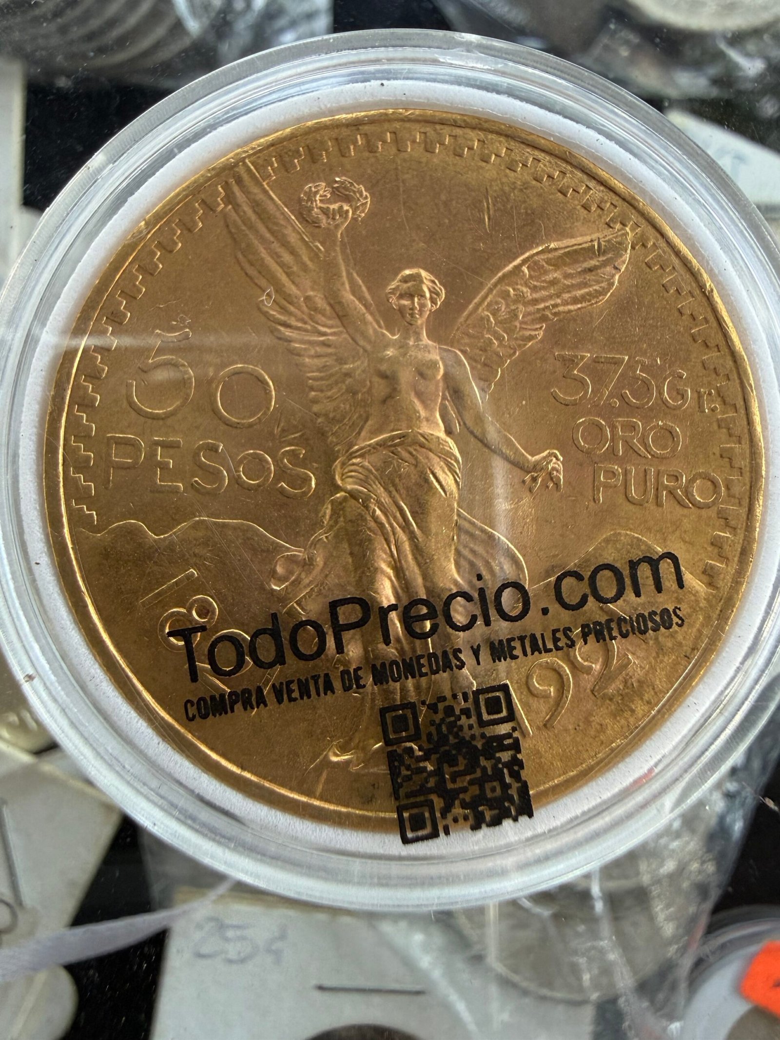 50 Pesos Centenario 1921 Oro Puro Ley 0.900 | Primera Fecha 11 50 Pesos Centenario 1921 Oro Puro Ley 0.900 | Primera Fecha - Image 11