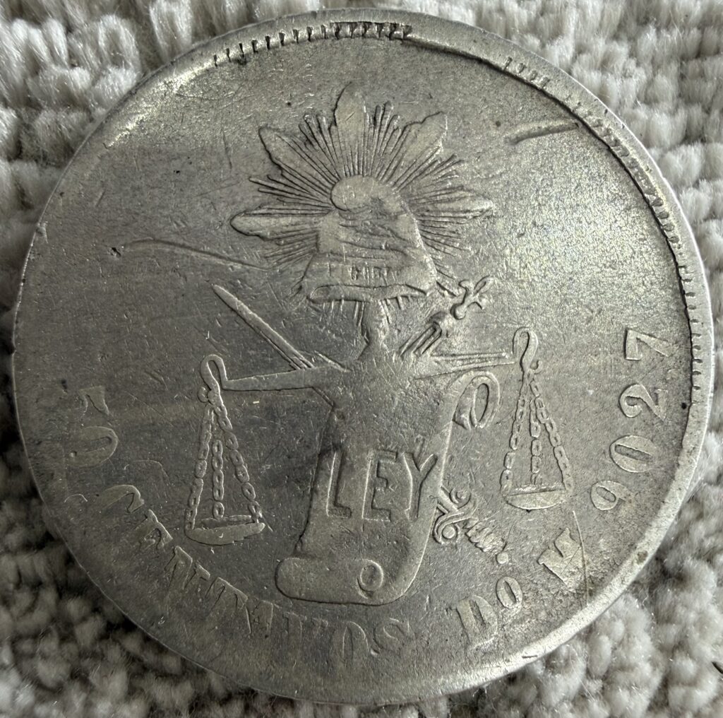 Inicio TodoPrecio.com 37 50 Centavos Balanza 1873 Do M Plata | Rara