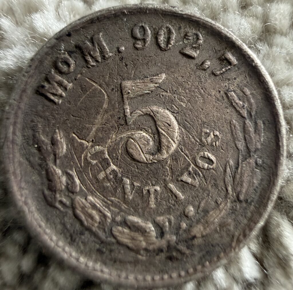 Inicio TodoPrecio.com 34 5 Centavos 1900 Mo. México Plata 0.902.7