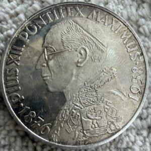 Pontífice Pio XII Vaticano 1876 1958 Plata