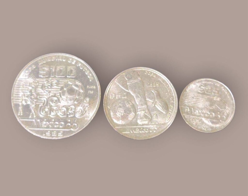 Inicio TodoPrecio.com 33 Serie Completa Mundial 1986 Plata 0.720 México 1985