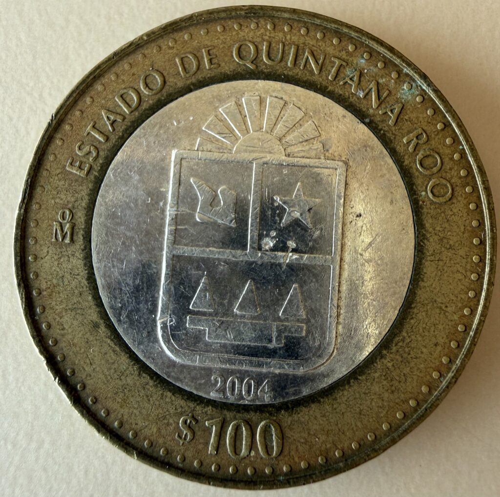 Inicio TodoPrecio.com 28 100 Pesos Quintana Roo 2004 Plata | Primera Fase