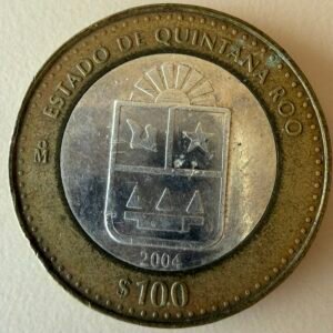 100 Pesos Quintana Roo 2004 Plata | Primera Fase