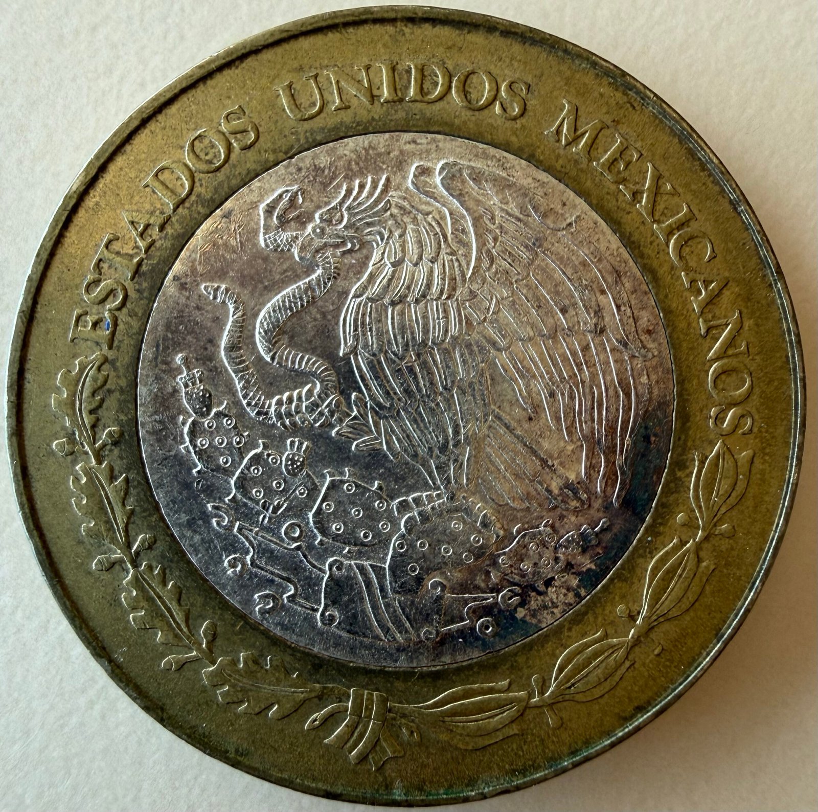 100 Pesos 2004 Bimetalica Morelos | Primera Fase 2 100 Pesos 2004 Bimetalica Morelos | Primera Fase - Image 2