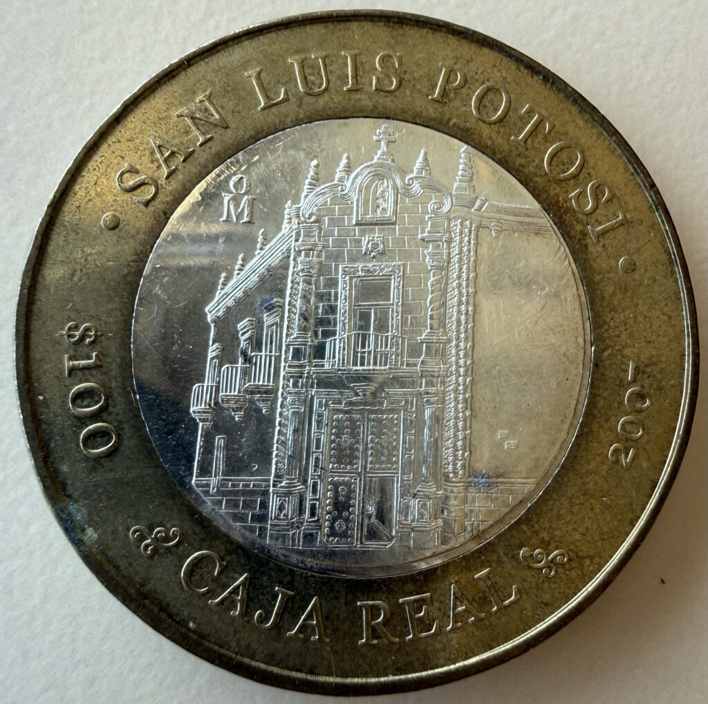 Inicio TodoPrecio.com 21 100 Pesos San Luis Potosí 2004 Bimetalica Plata | Segunda Fase