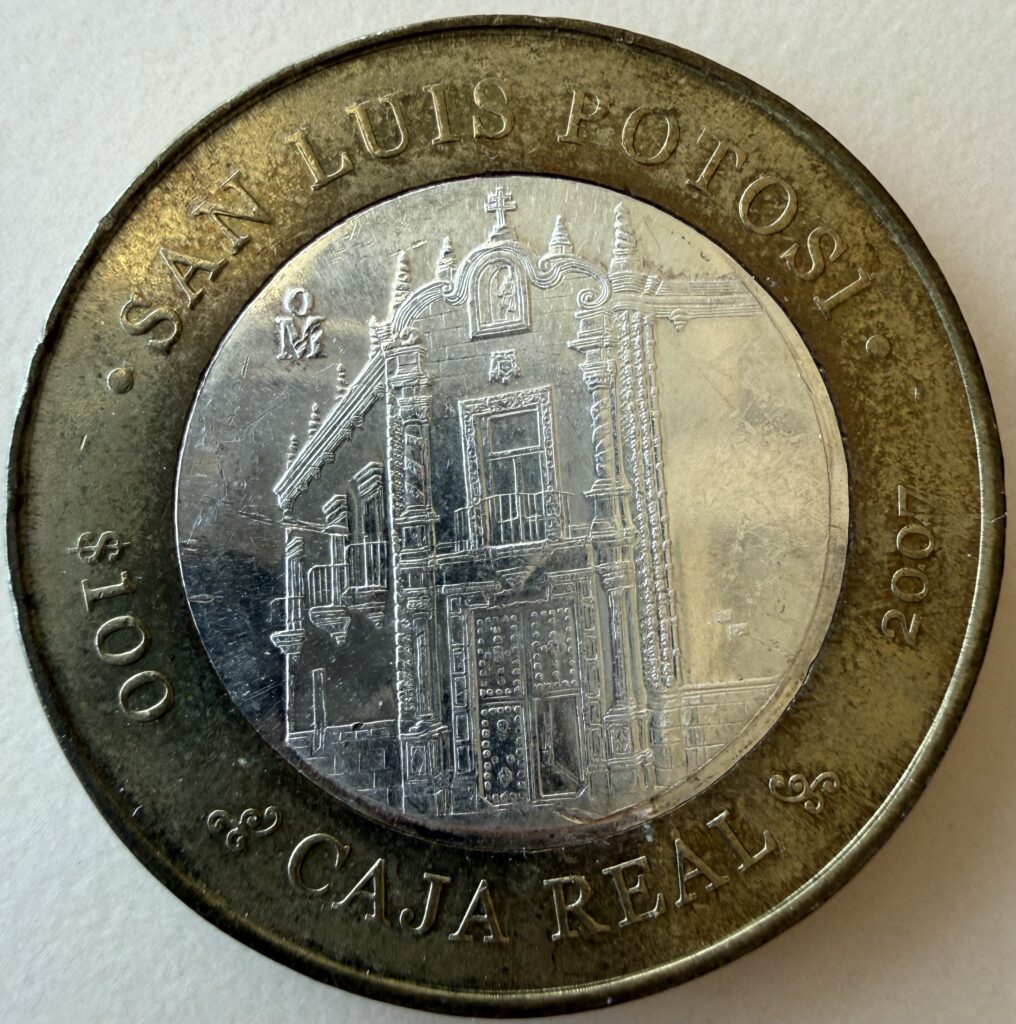 Inicio TodoPrecio.com 19 100 Pesos San Luis Potosí 2007 Bimetalica Plata | Segunda Fase