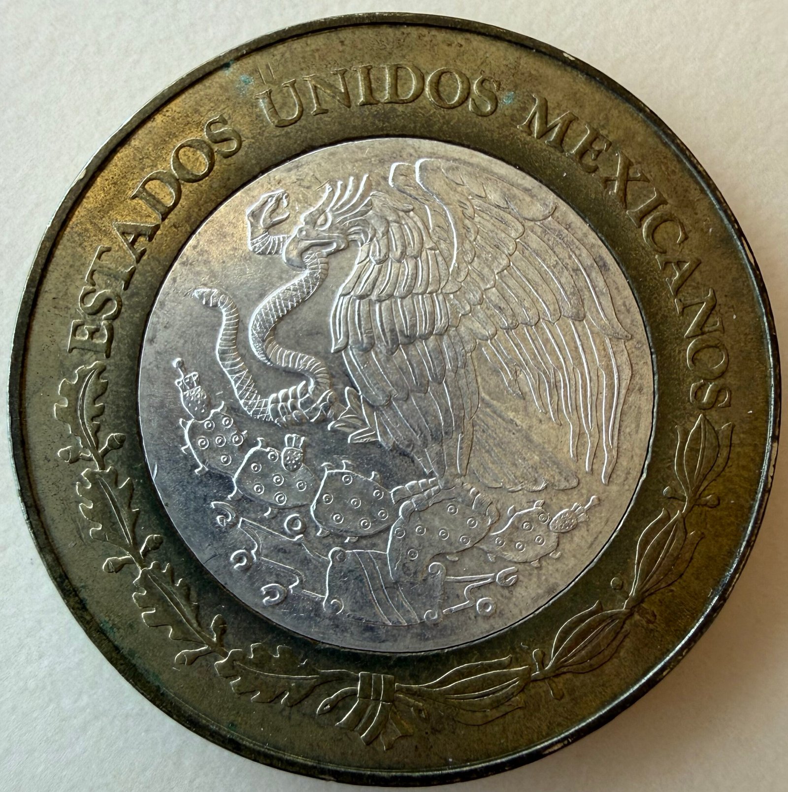 100 Pesos Morelos 2004 Bimetalica Plata | Primera Fase 2 100 Pesos Morelos 2004 Bimetalica Plata | Primera Fase - Image 2