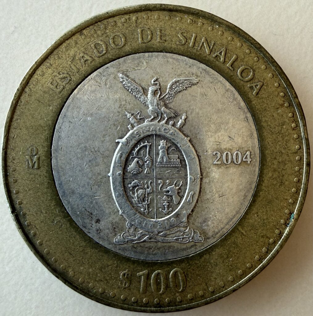 Inicio TodoPrecio.com 15 100 Pesos Sinaloa 2004 Bimetalica Plata | Primera Fase