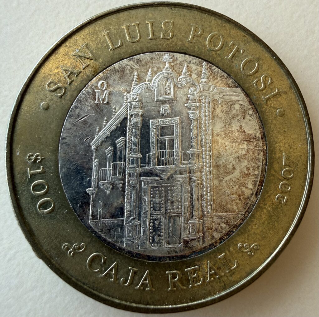 Inicio TodoPrecio.com 13 100 Pesos San Luis Potosí 2007 Bimetalica Plata | Segunda Fase