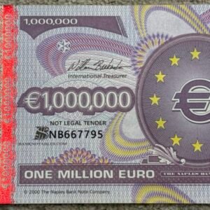 Billete 1 Millón de Euros | Souvenir Europa