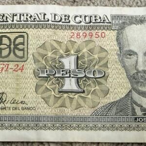 Billete $1 Peso 2008 José Marti Fidel Castro | Cuba