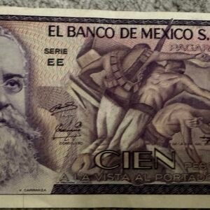 Billete 100 Pesos 1974 Venustiano Carranza México