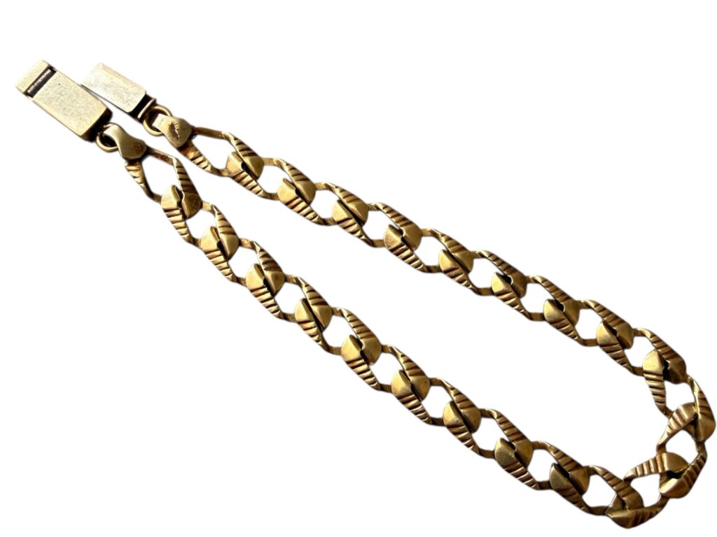 Inicio TodoPrecio.com 4 Pulsera de Oro 14K | Eslabón Tipo Figaro Tallado | 7.3 g | 20 cm | 6 mm