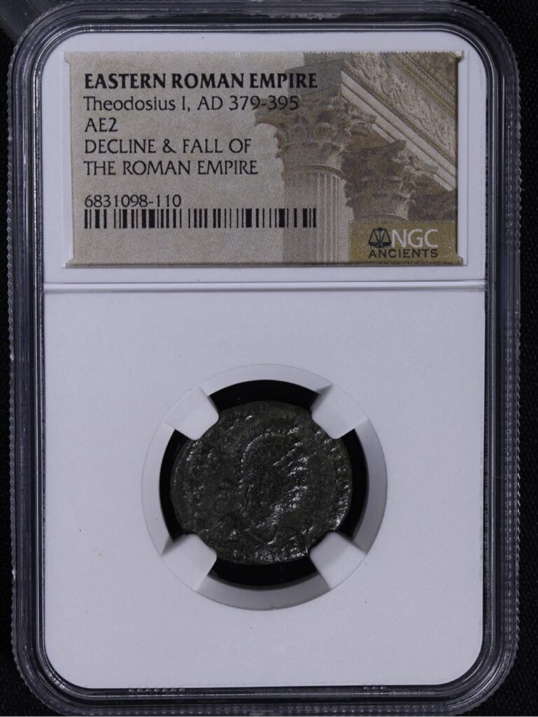 Inicio TodoPrecio.com 57 Imperio Romano de Oriente - Teodosio I d.C. 379-395 AC Declive & Caída - NGC