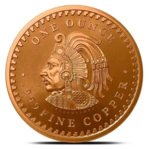1 Oz Cobre .999 Cuautemoc - Calendario Azteca México