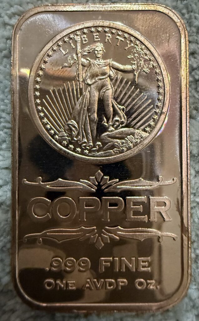 Inicio TodoPrecio.com 48 1 Oz. Cobre .999 Lingote Doble Águila Saint