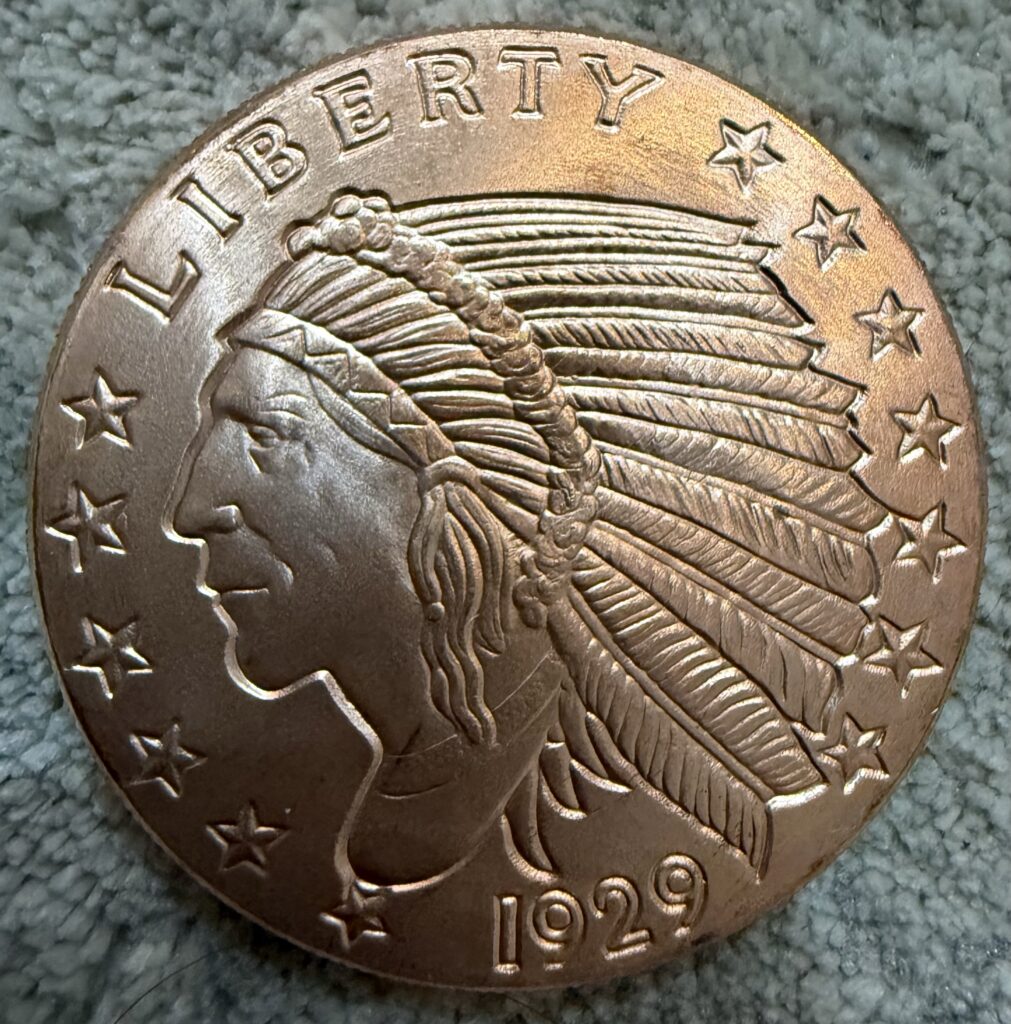 Inicio TodoPrecio.com 46 2 Oz Cobre .999 Indian Head Dólares USA