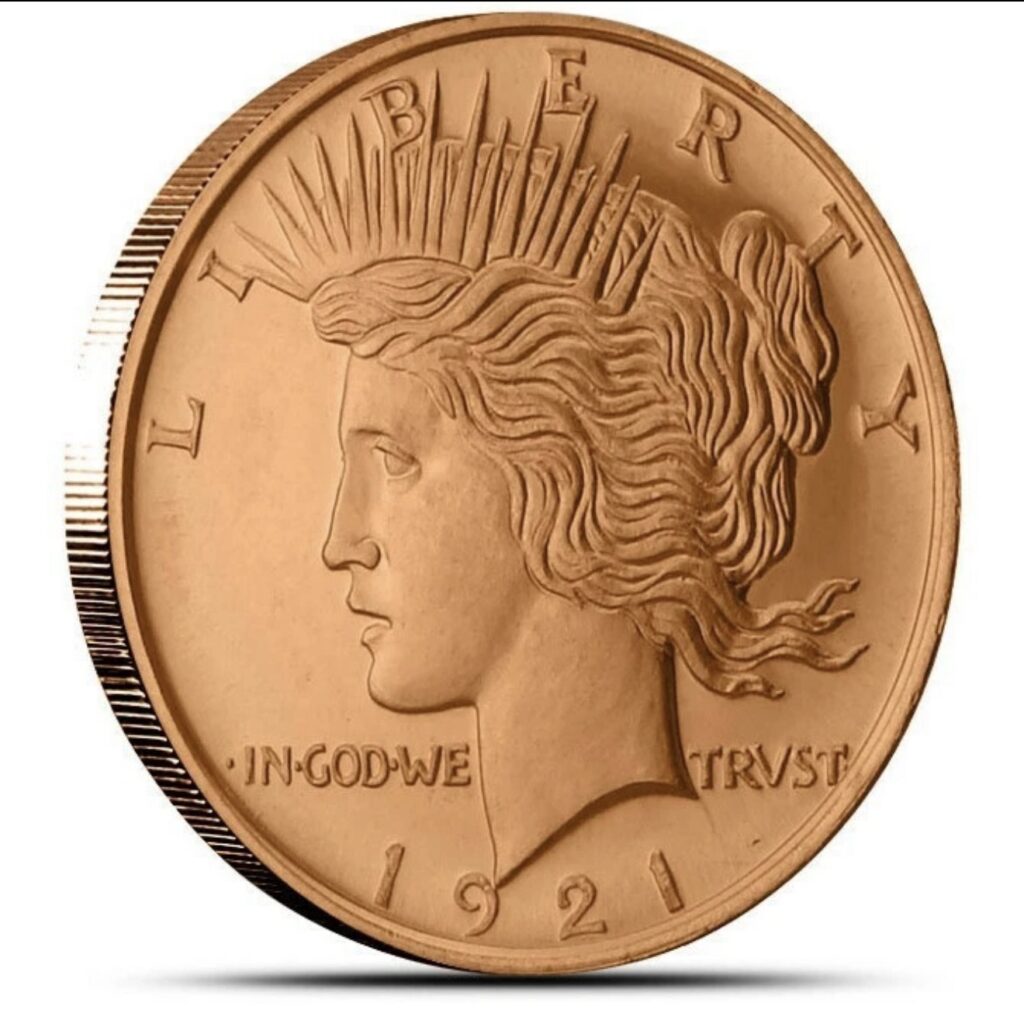 Inicio TodoPrecio.com 45 1 Oz Cobre .999 Dólar de La Paz 1921