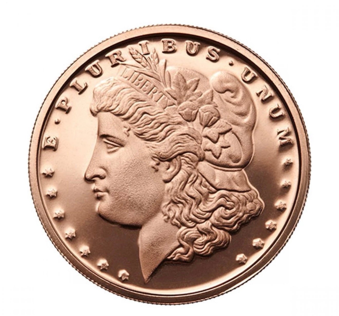 1 Oz Cobre .999 Dólar Morgan USA 1 1 Oz Cobre .999 Dólar Morgan USA