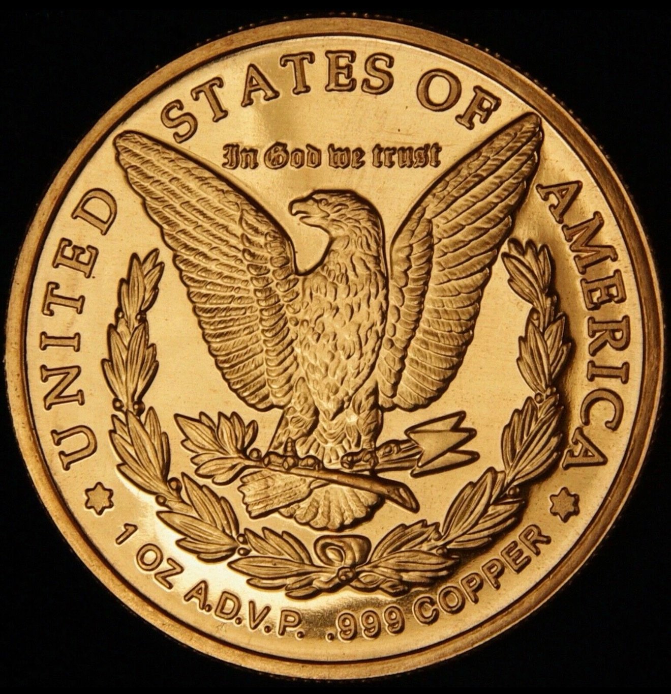 1 Oz Cobre .999 Dólar Morgan USA 2 1 Oz Cobre .999 Dólar Morgan USA - Image 2