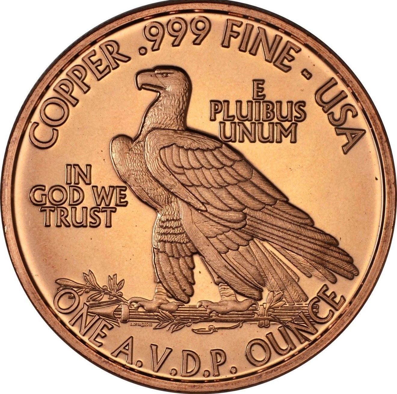 1 Oz Cobre 999 $10 Dólares Indian Head Princesa 2 1 Oz Cobre 999 $10 Dólares Indian Head Princesa - Image 2