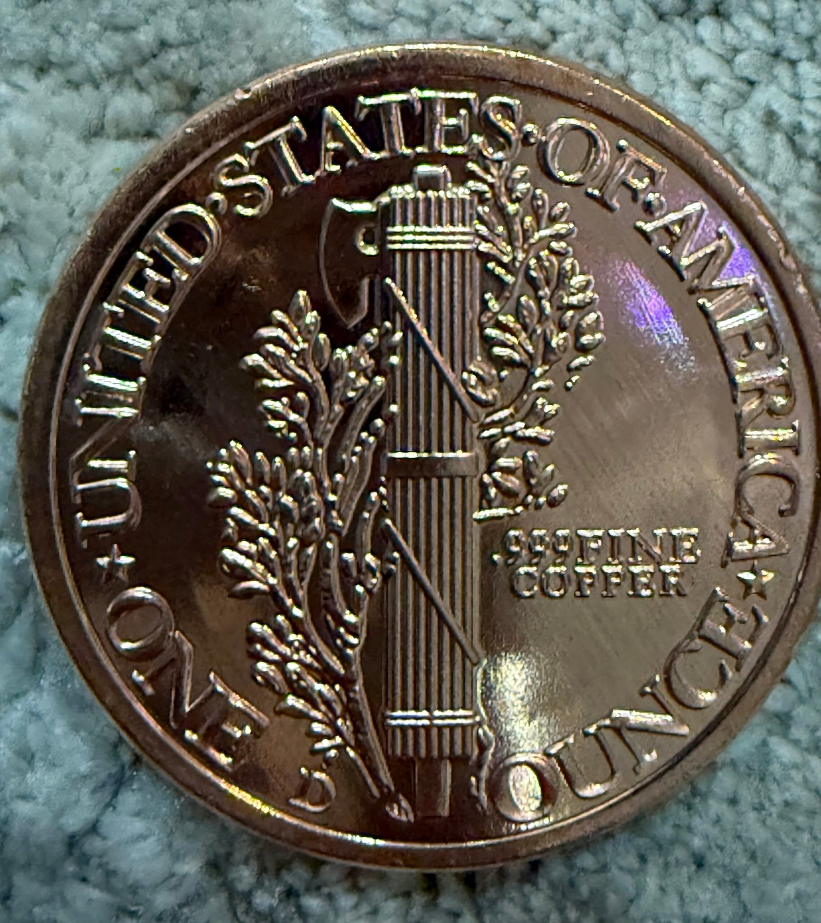 1 Oz Cobre 999 Mercury Dime 2 1 Oz Cobre 999 Mercury Dime - Image 2