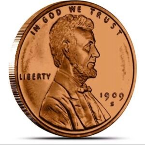 1 Oz Cobre 999 1 Centavo Lincoln