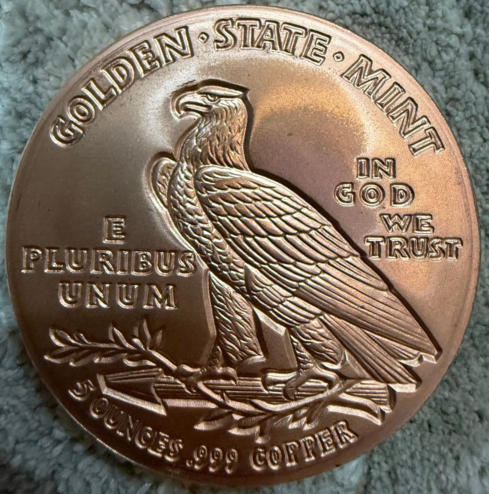 5 Oz Cobre 999 $5 Dólares Indian Head 2 5 Oz Cobre 999 $5 Dólares Indian Head - Image 2