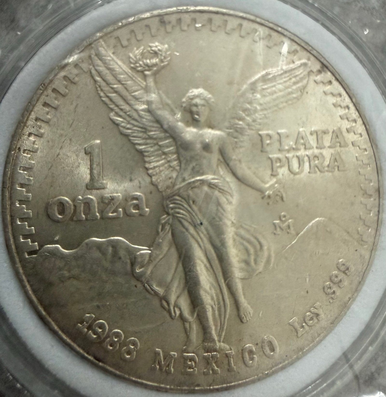 Onza Libertad Plata .999 1988 Gordita Mo. México 3 Onza Libertad Plata .999 1988 Gordita Mo. México - Image 3