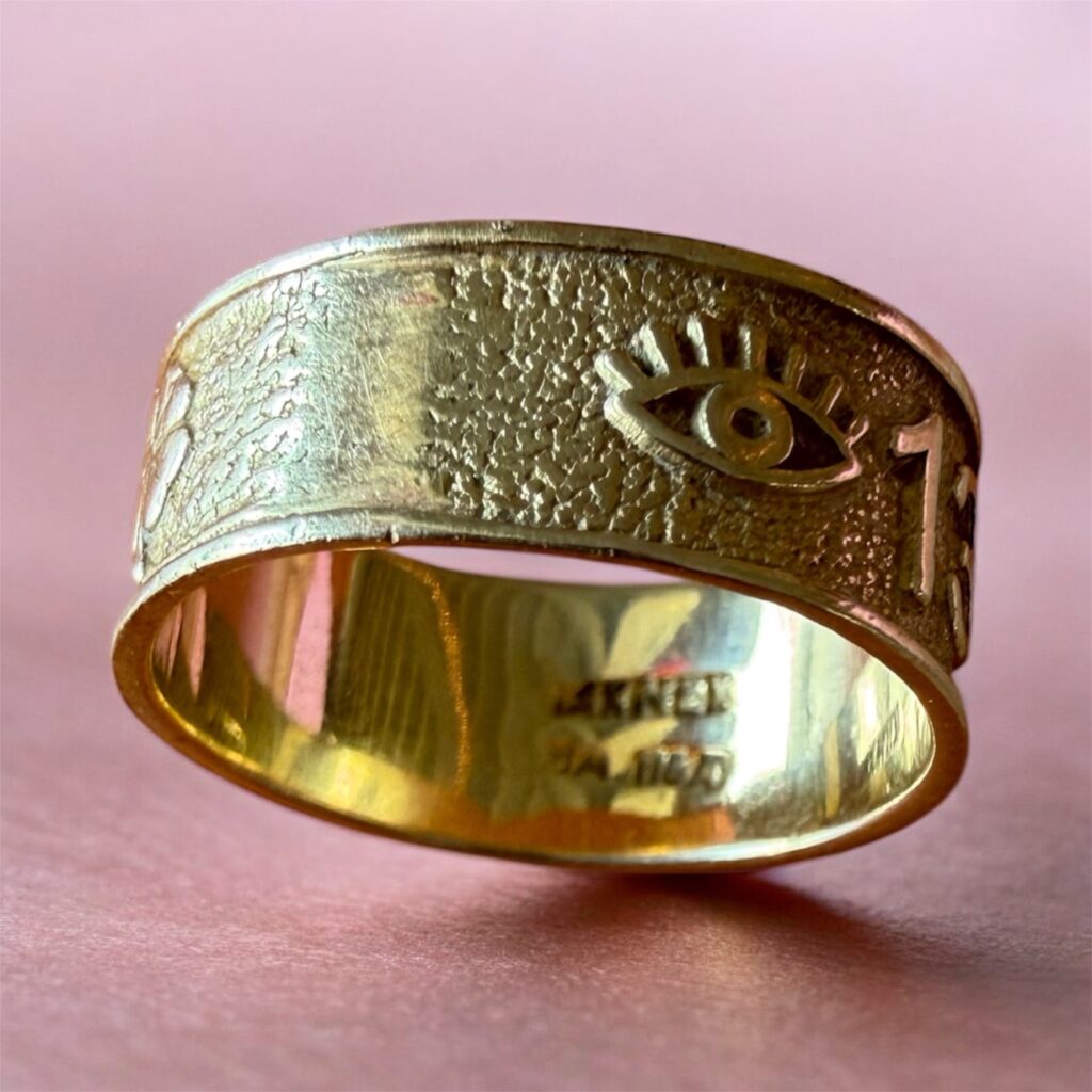 Inicio TodoPrecio.com 30 Anillo de Oro 14K Elefante Trece Herradura Ojo Suerte #5