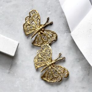 Aretes de Oro 14K Mariposas 🦋