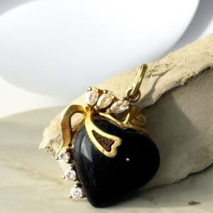 Dije de Oro 14k Corazón Zirconias