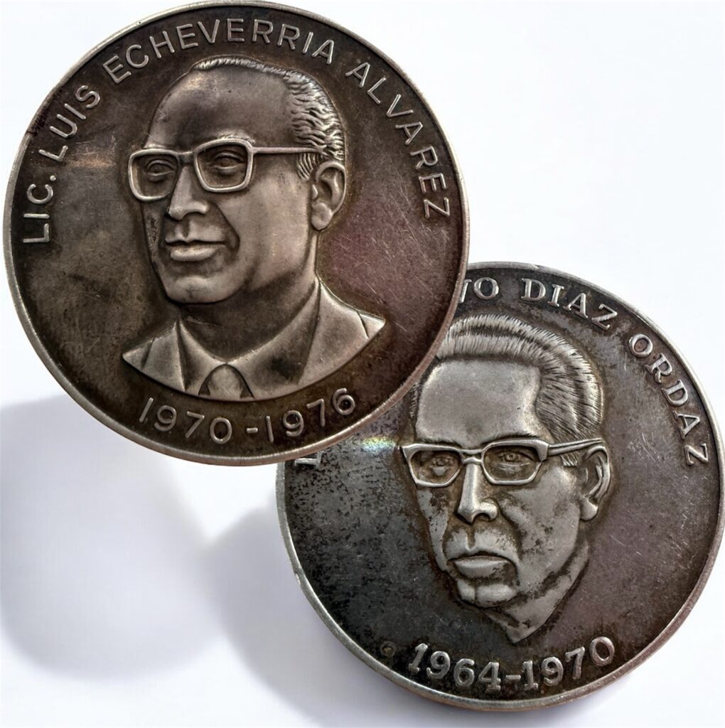 Inicio TodoPrecio.com 15 Lic. Gustavo Díaz Ordaz 1964 - 1970 y Lic. Luis Echeverría Álvarez 1970 - 1976 Plata