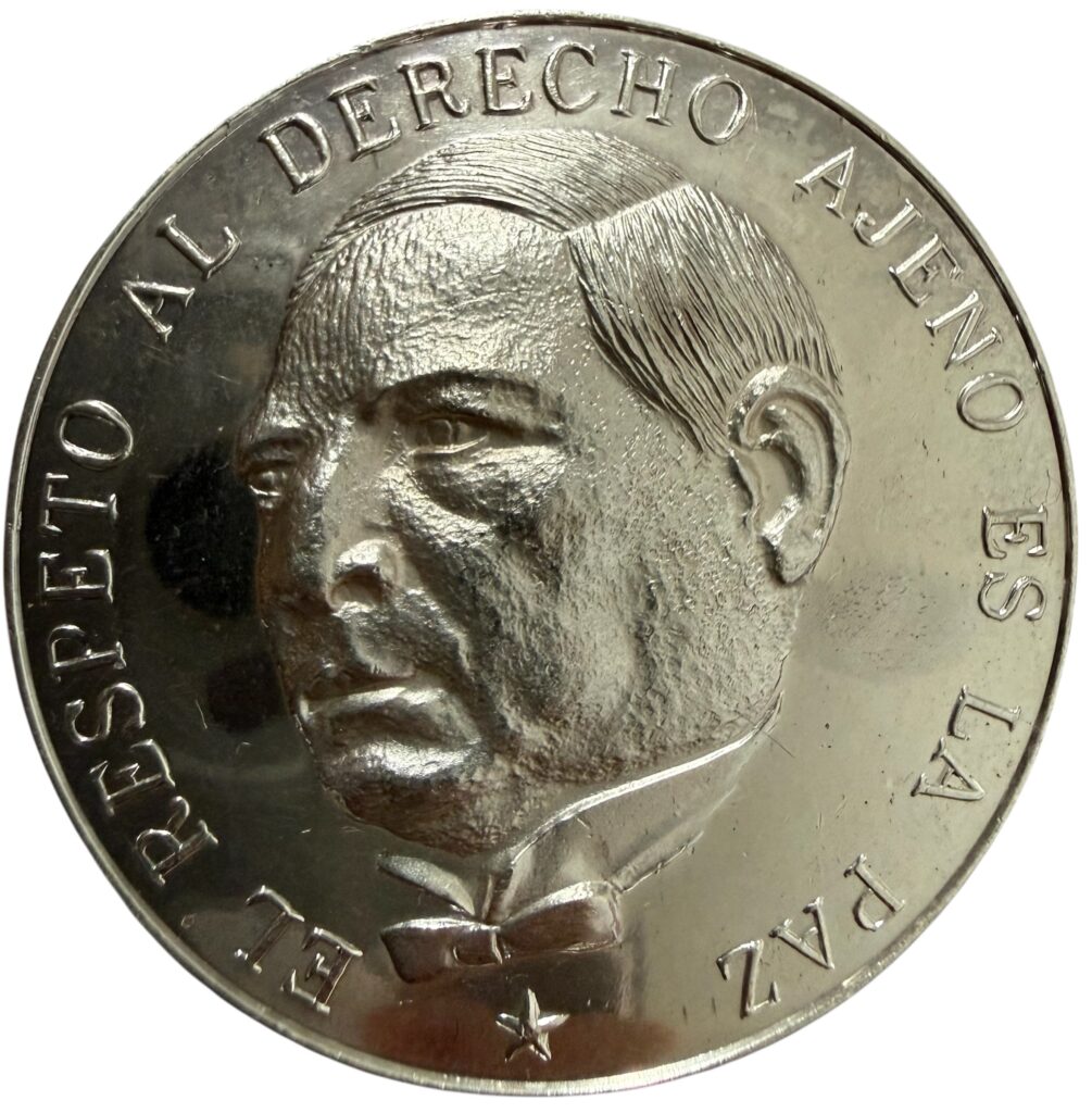 Inicio TodoPrecio.com 14 Benito Juárez y Margarita Maza - El Respeto al derecho ajeno es La Paz | Ayer Sacrificio, Hoy Historia Plata
