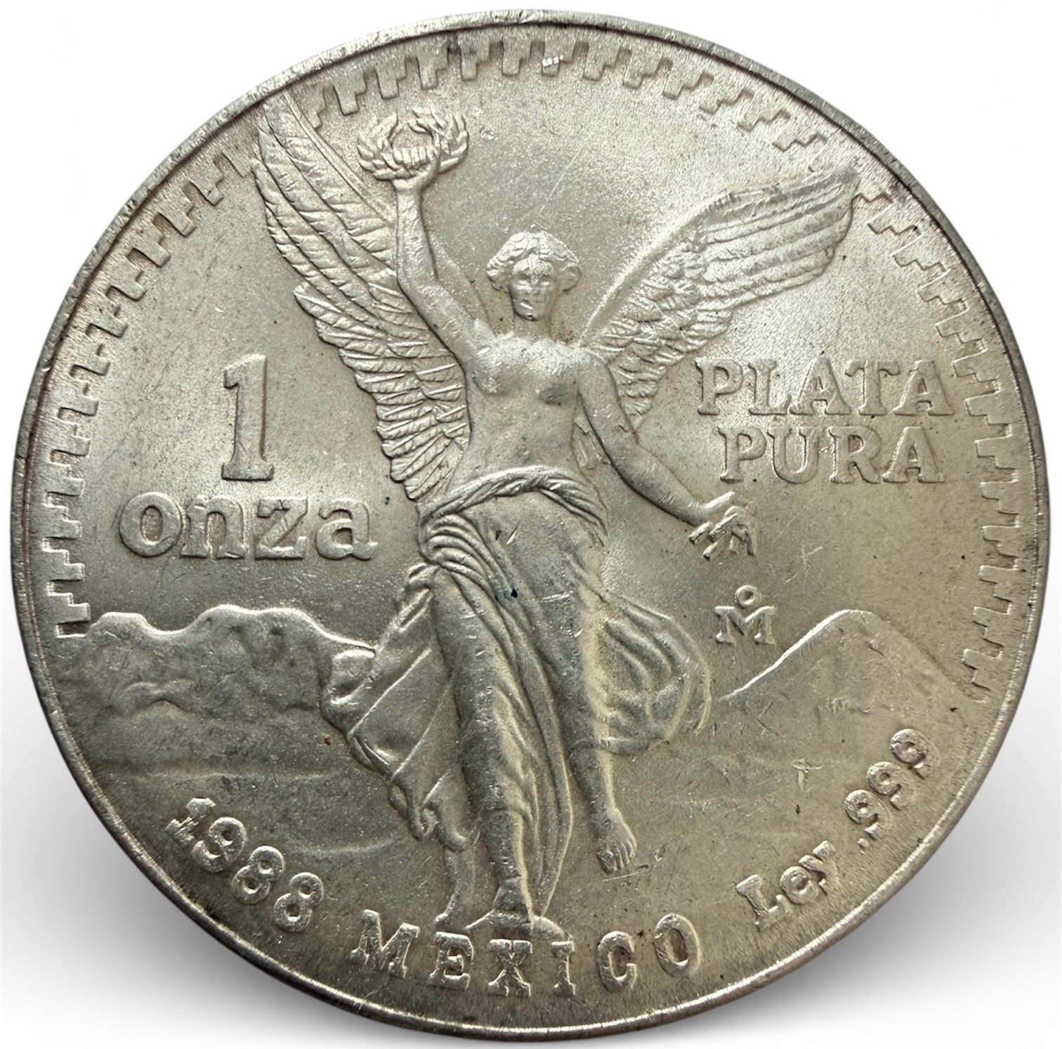 Onza Libertad Plata .999 1988 Gordita Mo. México 1 Onza Libertad Plata .999 1988 Gordita Mo. México