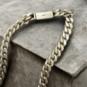 Cadena Cubana Plata .925 60cm