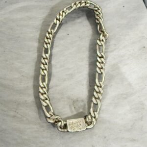 Pulsera 3x1 Figaro Plata .925